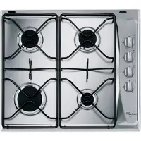 Whirlpool AKM 268/IX, Edelstahl, Integriert, Gaskochfeld, 4 Zone(n), 4 Zone(n), Groß