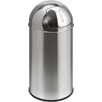 EKO Vepa Bins VB 405550, 40 l, Rund, Edelstahl, Edelstahl, Edelstahl, 35 cm