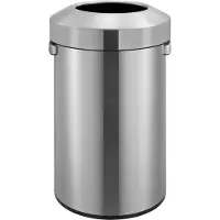 EKO - Urban Abfalleimer 60 Liter - Stainless steel - Matt Edelstahl