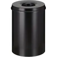 V-Part Feuerlöschender Papierkorb 30 Liter - Schwarz