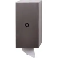 Qbic-Line Toilettenpapierspender Einzelblatt QTT2 SSL Edelstahl matt gebürstet