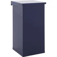 Dutch Design Brand Mülleimer Carro-Lift, feuerfest, Hebedeckel, Dämpfersystem, B 300 x T 300 x H 600 mm, 55 l, blau