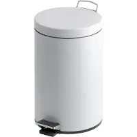 EKO Tritt-Mülleimer 20 Liter - Weiß