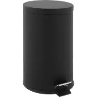 EKO Tritt-Mülleimer 20 Liter - Schwarz