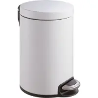 EKO - Serene Treteimer 20 Liter - Stainless steel Plastic - Weiß