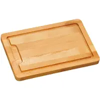 Kesper Tranchierbrett aus Buchenholz, 32x21x2 cm