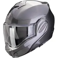 Scorpion Exo-Tech Evo Pro Solid Metallic Grau Klapphelm Größe 2XL