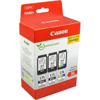 Canon PG-575XLx2/CL-576XL Triple Pack, Hohe (XL-) Ausbeute, Schwarz, Cyan, Magenta, Gelb, 3 Stück(e), Value pack