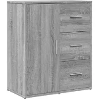 vidaXL Sideboard Grau Sonoma-Eiche 60x31x70 cm Holzwerkstoff