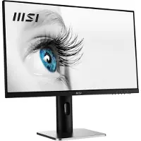 MSI Pro MP273QP, 68,6 cm (27"), 2560 x 1440 Pixel, Wide Quad HD, LED, 1 ms, Schwarz, Silber