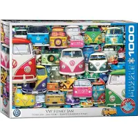 Eurographics 1000 Teile - VW Bus - Funky Jam, 48x68cm, White