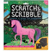 Ooly Kratzkunst-Set magische Einhörner kreatives Spielzeug