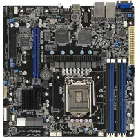 Asus P12R-M, Intel, LGA 1200 (Socket H5), Intel Pentium, Intel Xeon E, DDR4-SDRAM, 128 GB, DIMM