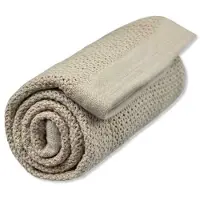 Vinter & bloom Soft Grid Lochmusterdecke, Pebble Greige