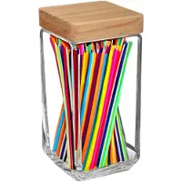 5five Simply Smart Five Quadratisches Glasgefäß 2l Durchsichtig Durchsichtig One Size