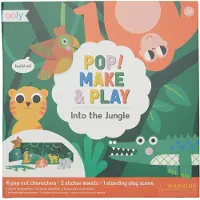 Ooly Pop-Out Spielset Dschungel Abenteuer - Kreatives Spielzeug