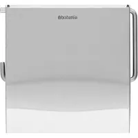 Brabantia ReNew Toilettenpapierhalter mit Klappe Matt Steel (grijs)
