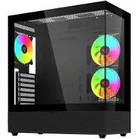 Savio SIGMA X1, Midi Tower, PC, Schwarz, ATX, ITX, micro ATX, ABS, China
