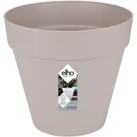 Elho Pflanzgefäß 'Loft Urban round 25', warm grey, ca. Ø 24,5 x H 22 cm
