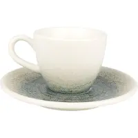 Bonna Sway - Espressotassen und Untertasse - 80 cc - Porcelain - 6er set
