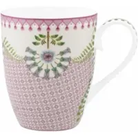 Pip studio Tasse Lily & Lotus Tiles Lilac 350 ml (6er-Set)