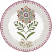 Pip studio Frühstücksteller Lily & Lotus Off White 21 cm (6er-Set)