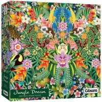 Gibsons Puzzle Jungle Dream 1000 Teile buntes Puzzlevergnügen