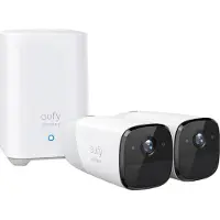 Eufy eufyCam 2 Pro, IP-Sicherheitskamera, Innen & Außen, Verkabelt & Kabellos, Amazon Alexa & Google Assistant, Wand, Weiß
