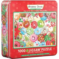 Eurographics Puzzle in Blechdose Weihnachtsdonuts 1000 Teile
