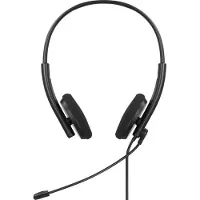 Sandberg USB-C Office Headset, Kabelgebunden, Büro/Callcenter, 20 - 20000 Hz, 110 g, Kopfhörer, Schwarz