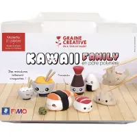 Graine Créative Polymerpaste-Box - Mein kawaii Sushi-Behälter