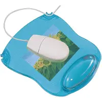 Q-CONNECT Mauspad mit Gelauflage blau
