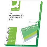 Q-CONNECT KF01089 Kopierpapier ECF - A3, 80 g/qm, 500 Blatt