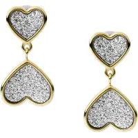 Fossil Schmuck 'Sutton' Damen Ohrstecker aus Edelstahl - Gold JF03939710