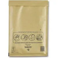 Mail lite Versandtasche Mail Lite F/3 Gold Ohne Fenster 240 mm x 330 mm Abziehstreifen