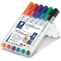 Staedtler Whiteboardmarker Lumocolor, 1-2 mm, 6er Set