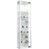 Hioshop Sammel Wandvitrine Holz Glas Stando Maxi