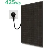 LDY 1 Solar Balkonkraftwerk 425W PV-Module mit Mikrowechselrichter - Plug & Play-Single-400wp-300W-omvormer