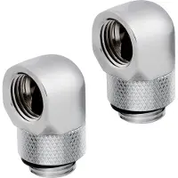 Corsair CX-9055008-WW, Chrom, Anpassung, Flüssigkeit, Messing, 1/4 Zoll, 90°
