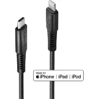 Lindy 31287, 2 m, Lightning, USB C, Männlich, Männlich, Schwarz