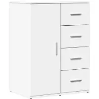 vidaXL Sideboard Weiß 59x39x80 cm Holzwerkstoff