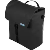 Gazelle Deluxe Fahrradtasche, Einzelne Fahrradtasche, Schwarz, 17,5 l