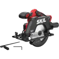 Skil 3551 CA Akku-Kreissäge (57mm Tiefe, LED-Modul Schattenlinie, Staubbläser)