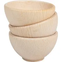 TickiT Natural Wooden Bowls Large, 0,8 Jahr(e), Holz, Holz