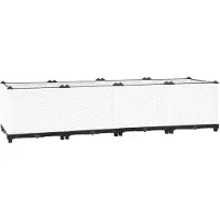 vidaXL Hochbeet 160x40x38 cm Polypropylen