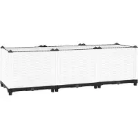 vidaXL Hochbeet 120x40x38 cm Polypropylen