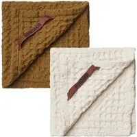 Humdakin Geschirrtuch Waffle Sunset & Shell (Set von 2)