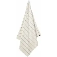 Humdakin Duschtuch Check White / Brown (60 x 130 cm)