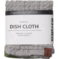 Humdakin Geschirrtuch Waffle Stone & Fern (Set von 2 Stück)