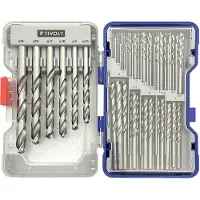 Tivoly HSS Metallbohrer - 100-teiliges Set - Ø 1 bis 13 mm